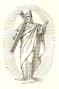 Masonic Jesus from the German Catholic Bible, scan 1278