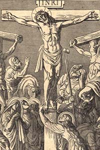 Masonic Jesus from the German Catholic Bible, scan 1481