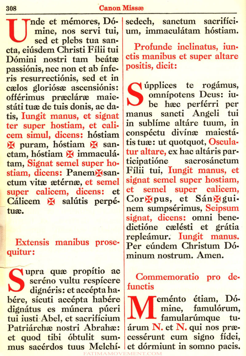 Missale Romanum from 1962 in color scan 0385