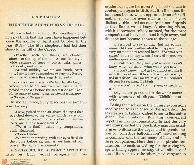 The Whole Truth About Fatima Volume 1 pages 62-63