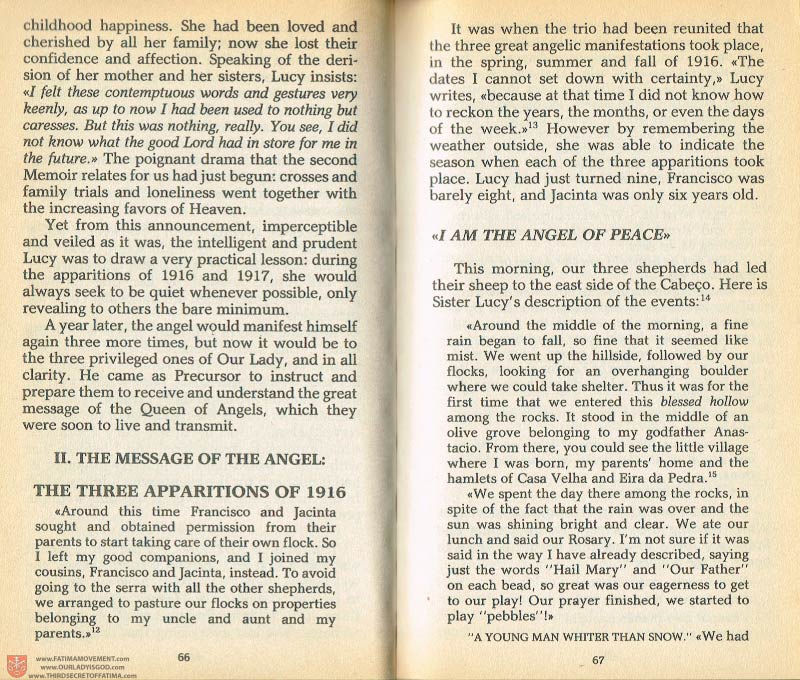 The Whole Truth About Fatima Volume 1 pages 66-67