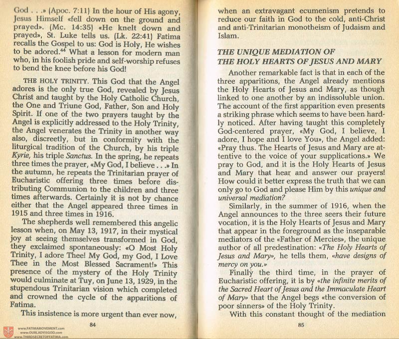 The Whole Truth About Fatima Volume 1 pages 84-85