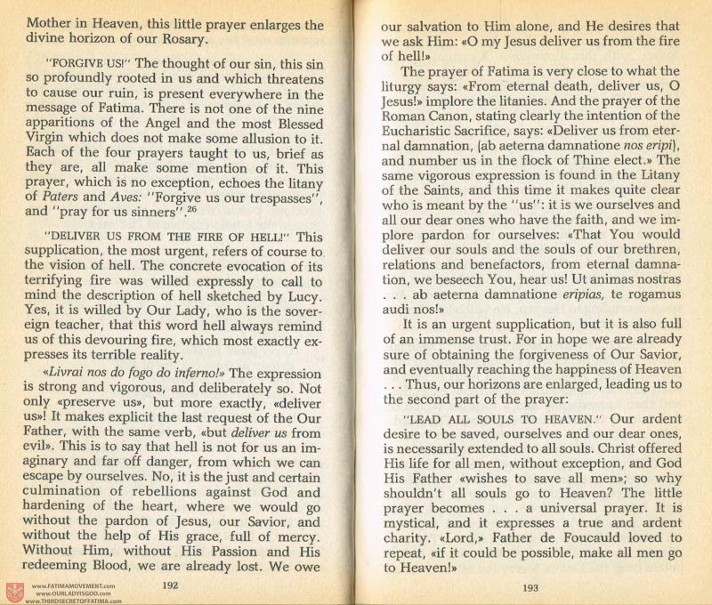The Whole Truth About Fatima Volume 1 pages 192-193