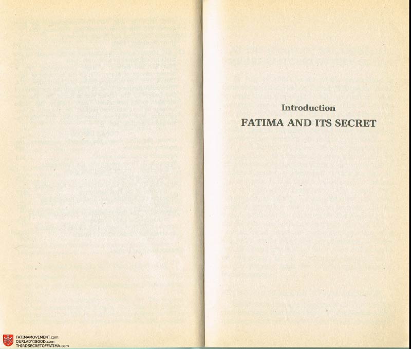 The Whole Truth About Fatima Volume 2 pages iv-v