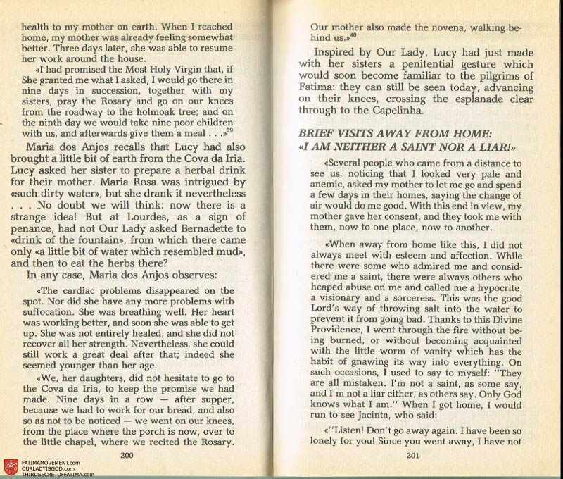 The Whole Truth About Fatima Volume 2 pages 186-187