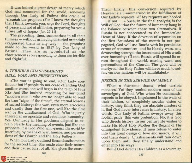 The Whole Truth About Fatima Volume 2 pages 274-275