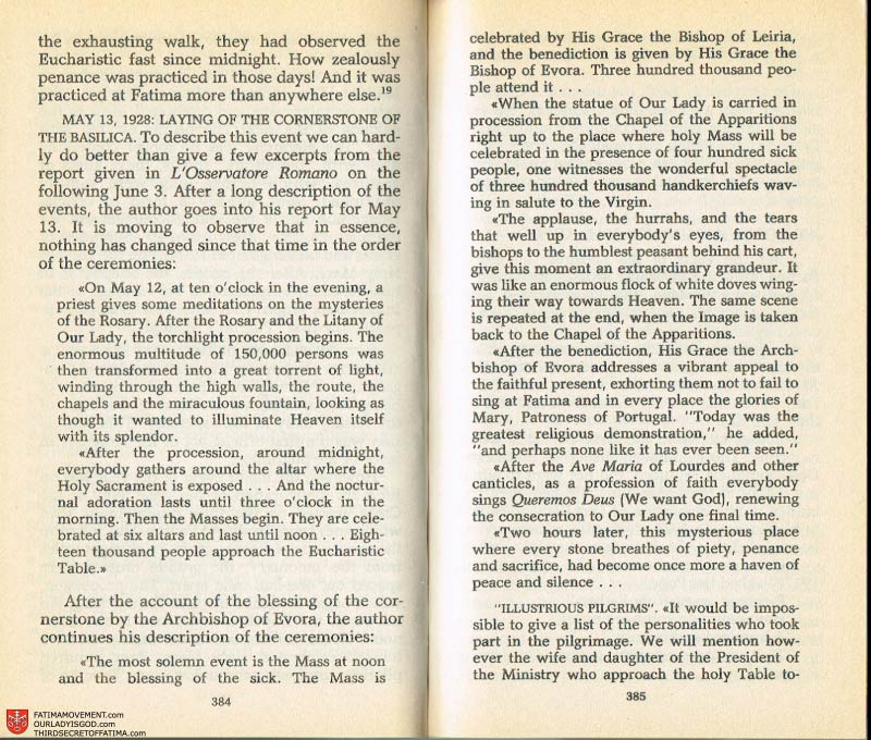 The Whole Truth About Fatima Volume 2 pages 370-371