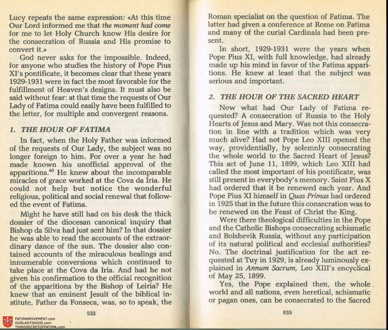 The Whole Truth About Fatima Volume 2 pages 510-511
