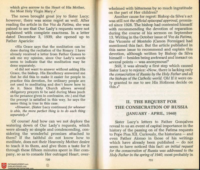 The Whole Truth About Fatima Volume 2 pages 698-699