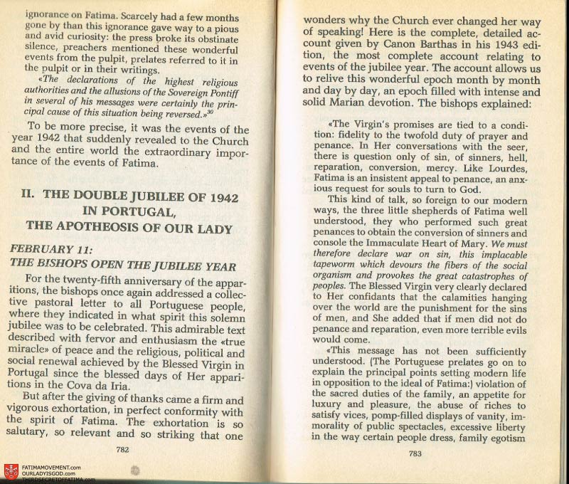 The Whole Truth About Fatima Volume pages 760-761