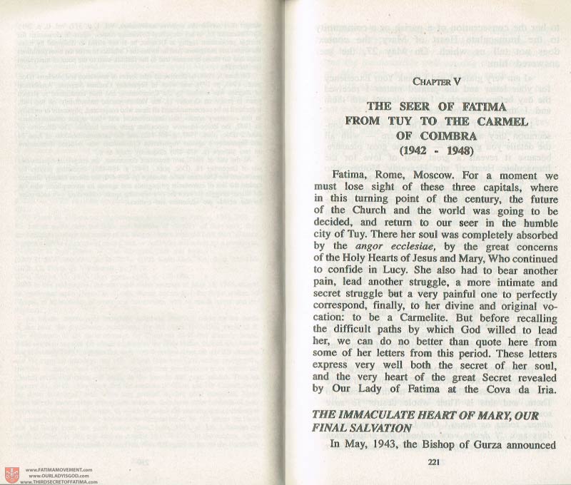 The Whole Truth About Fatima Volume 3 pages 220-221