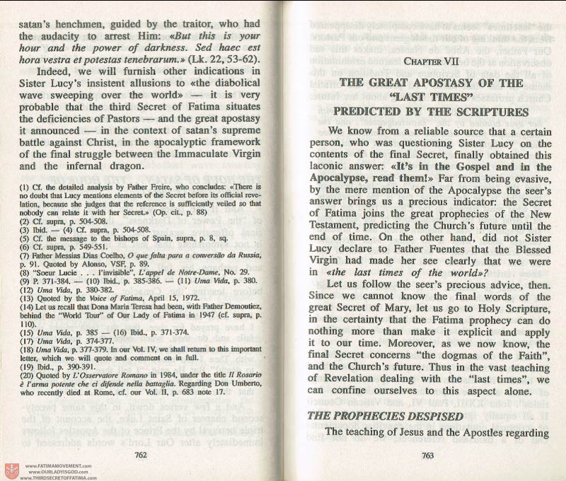 The Whole Truth About Fatima Volume 3 pages 762-763