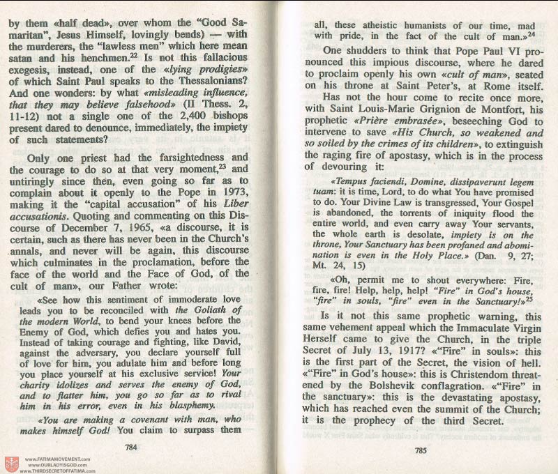 The Whole Truth About Fatima Volume 3 pages 784-785