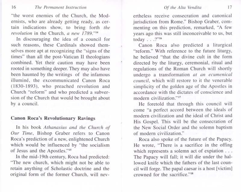 The Permanent Instruction of the Alta Vendita: A Masonic Blueprint for the Subversion of The Catholic Church page 16-17