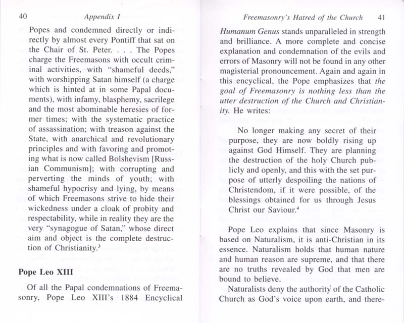 The Permanent Instruction of the Alta Vendita: A Masonic Blueprint for the Subversion of The Catholic Church page 40-41