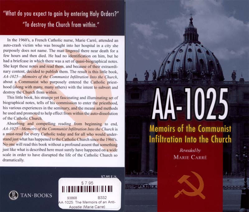 Memoirs of the Communist Infiltration Into the Catholic Church cover