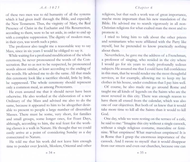 Memoirs of the Communist Infiltration Into the Catholic Church p. 34-35