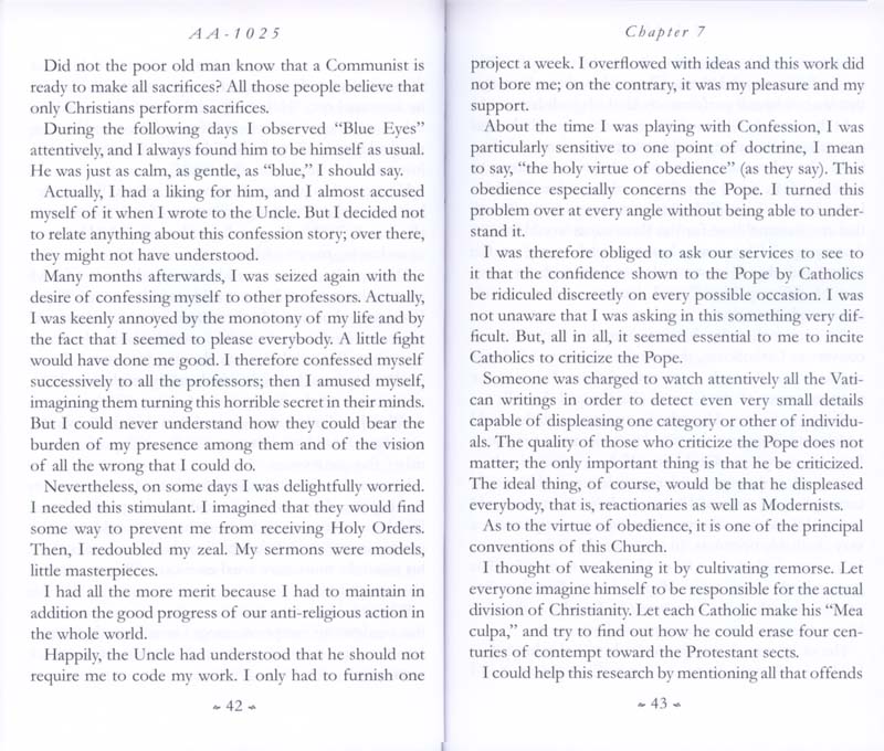 Memoirs of the Communist Infiltration Into the Catholic Church p. 42-43