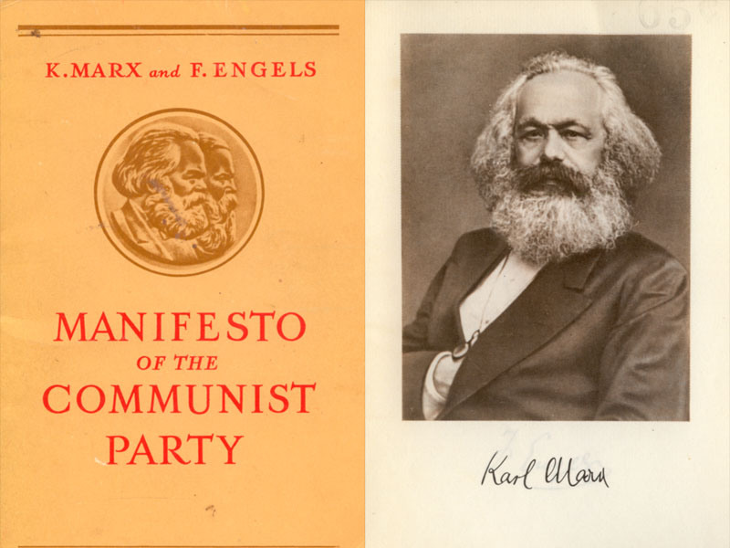 Jewish Freemason Karl Marx's Communist Manifesto, 1977 copy page 0018