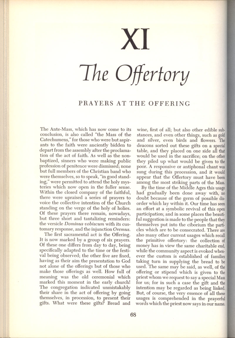 Freemason Bishop Fulton Sheen “The Mass” in 1958, page 68