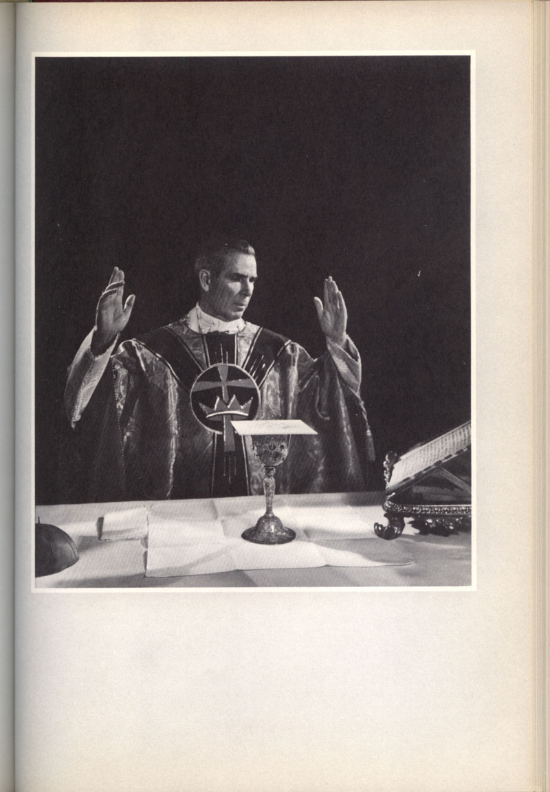 Freemason Bishop Fulton Sheen “The Mass” in 1958, page 97