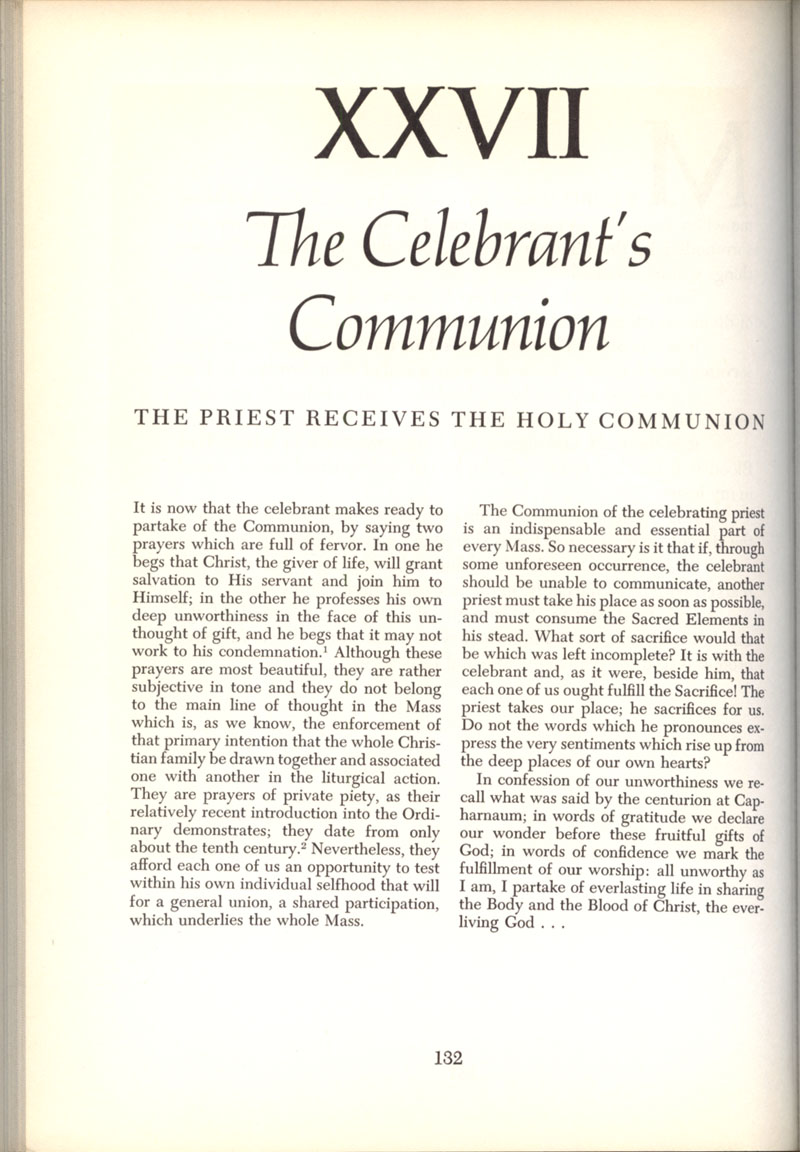 Freemason Bishop Fulton Sheen “The Mass” in 1958, page 132