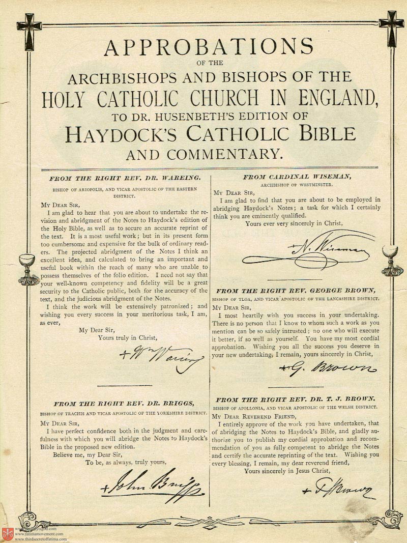 The Haydock Douay Rheims Bible page 0020