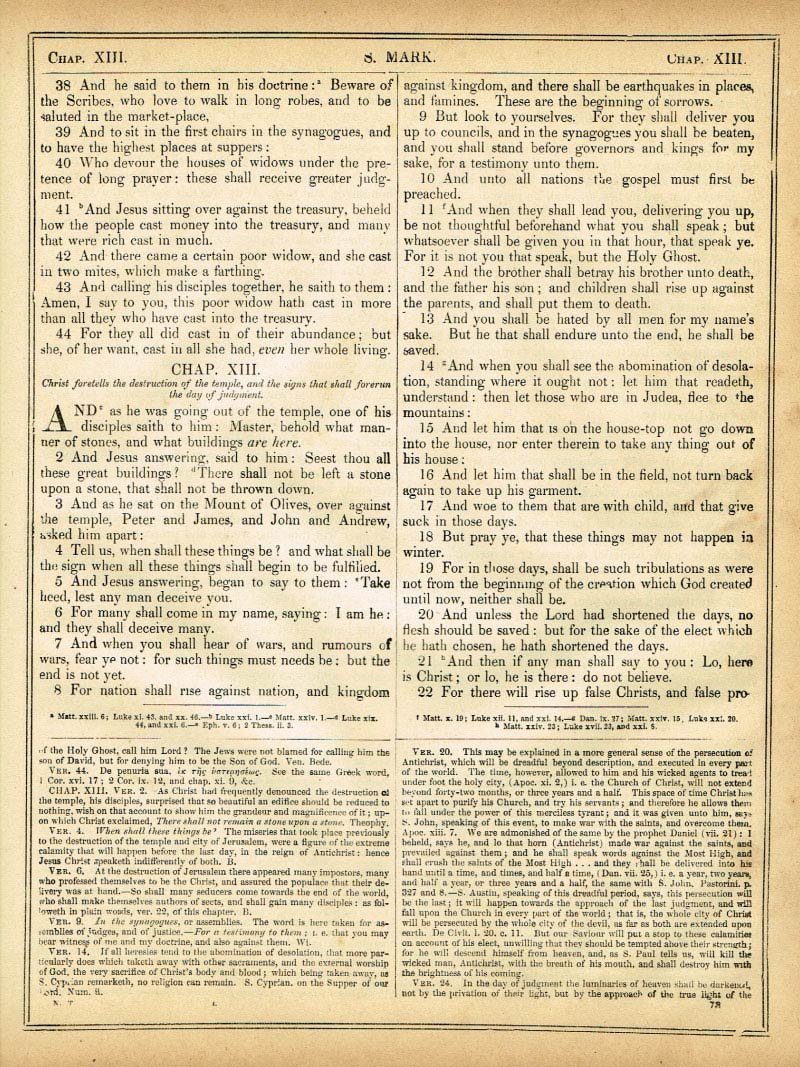 The Haydock Douay Rheims Bible page 1581