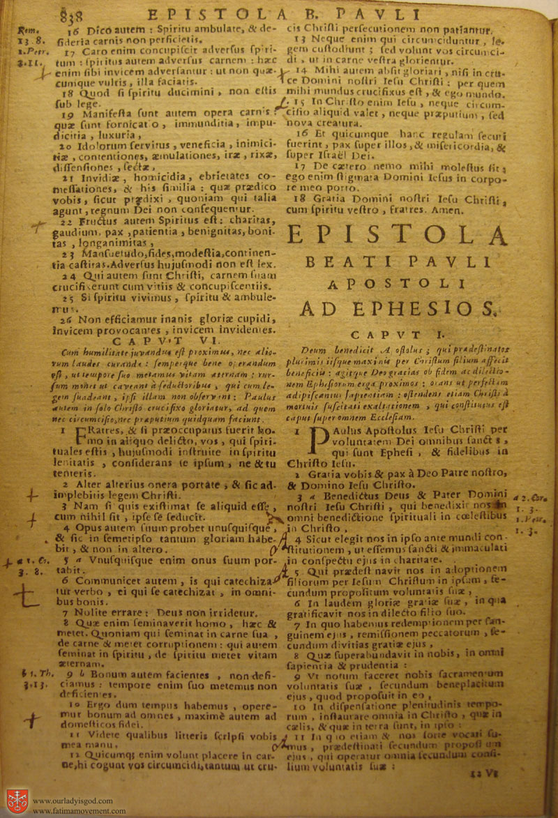 Catholic Latin Vulgate Bible page 0853