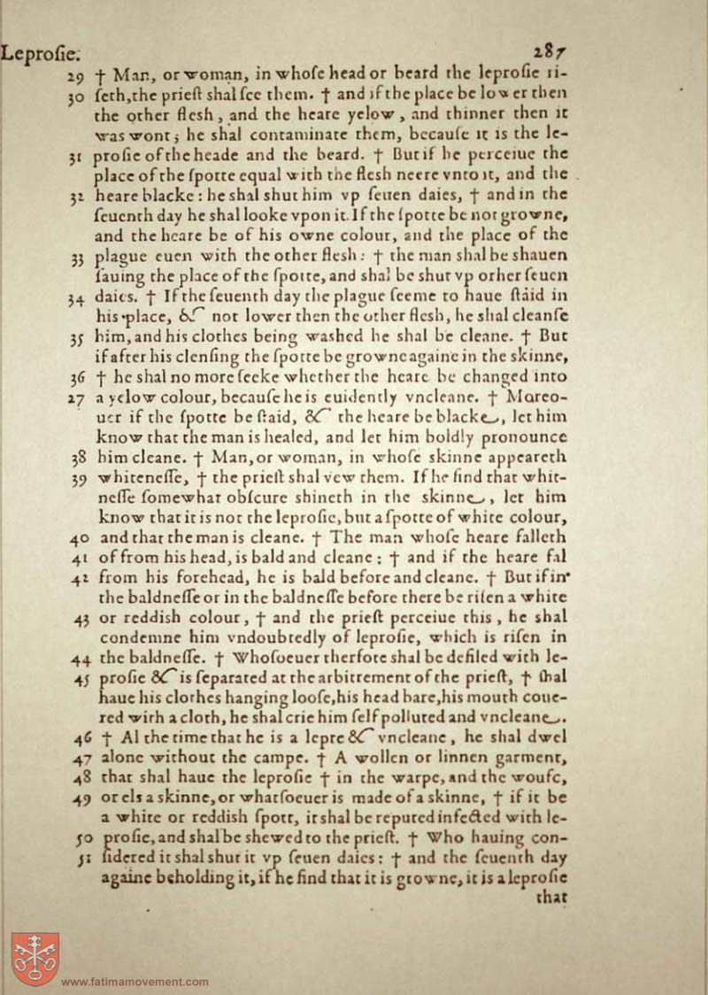 Original Douay Rheims Catholic Bible scan 0307