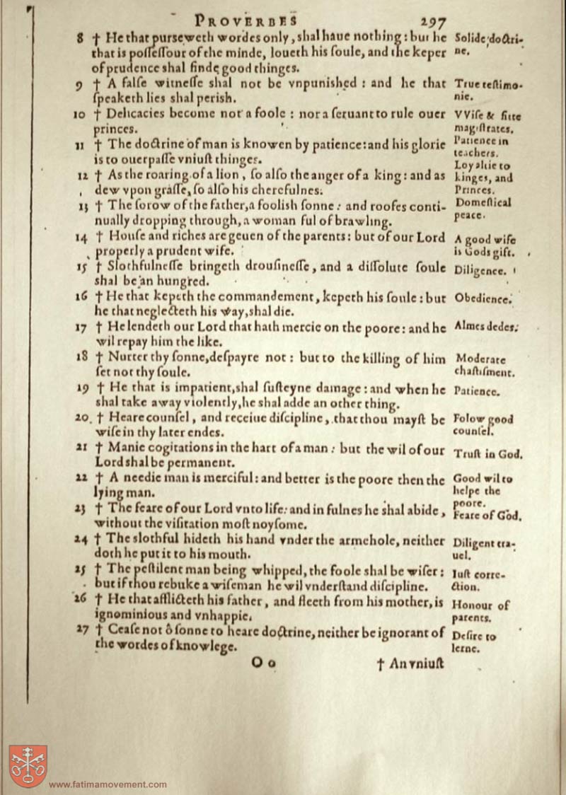 Original Douay Rheims Catholic Bible scan 1432