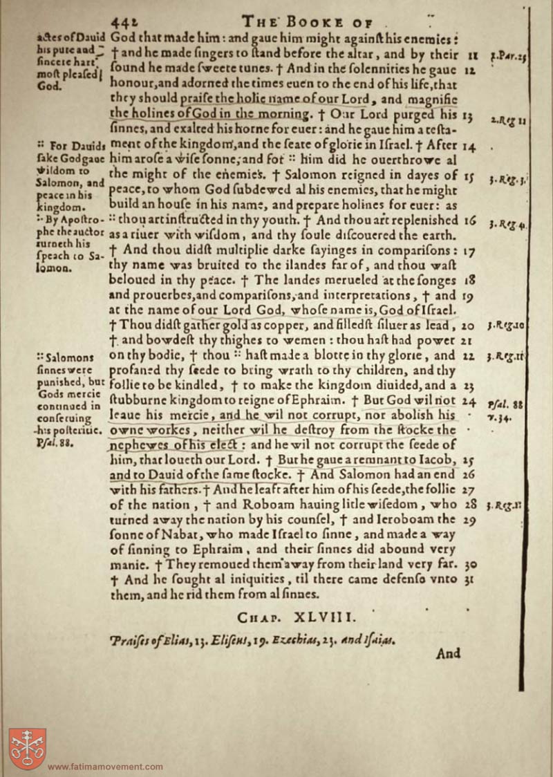 Original Douay Rheims Catholic Bible scan 1577