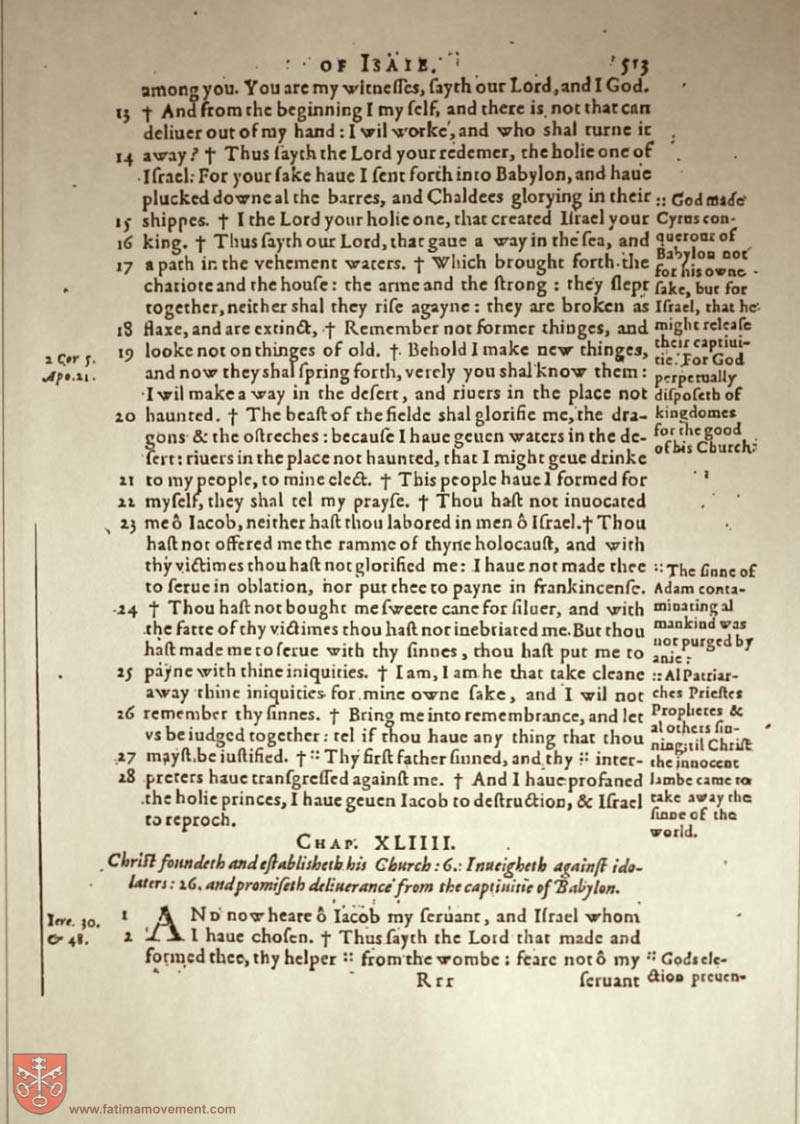 Original Douay Rheims Catholic Bible scan 1648