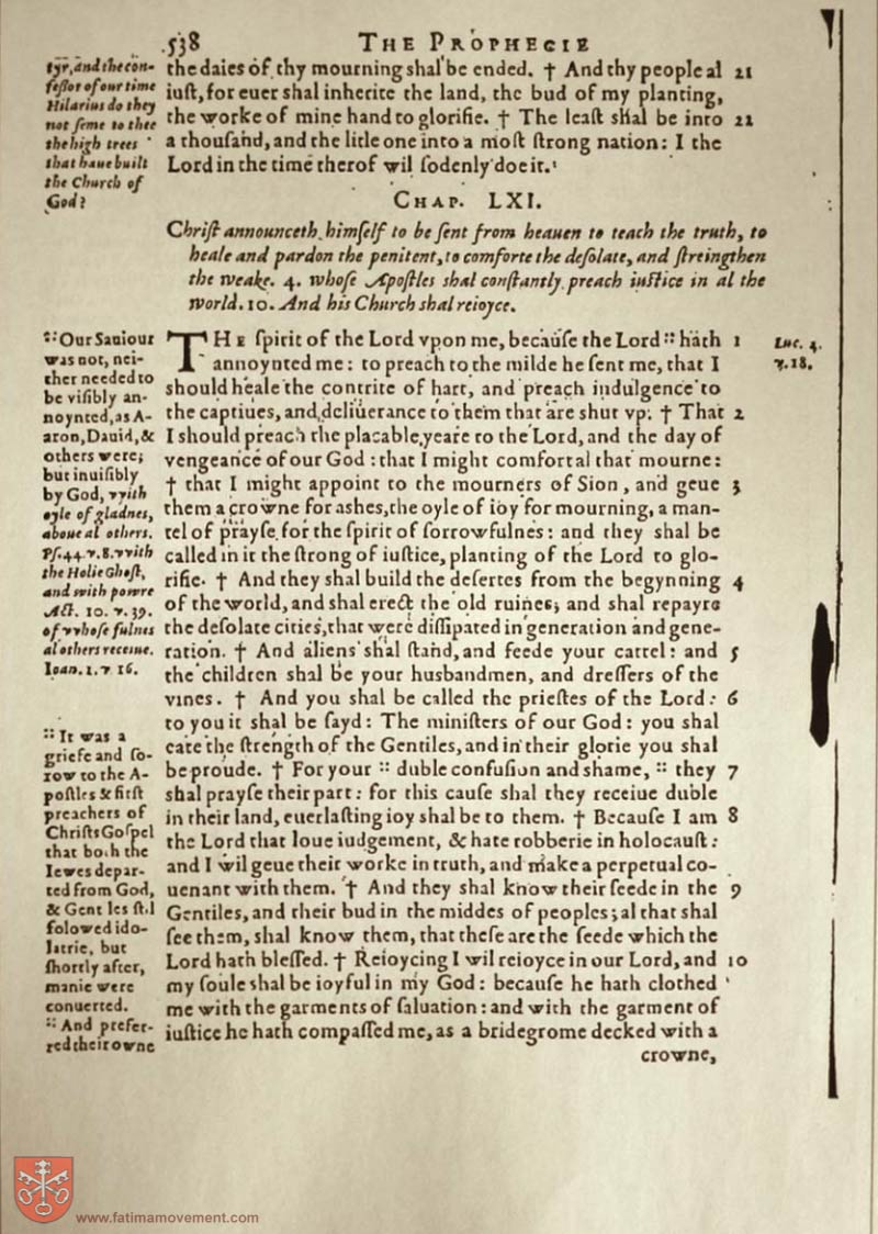 Original Douay Rheims Catholic Bible scan 1673