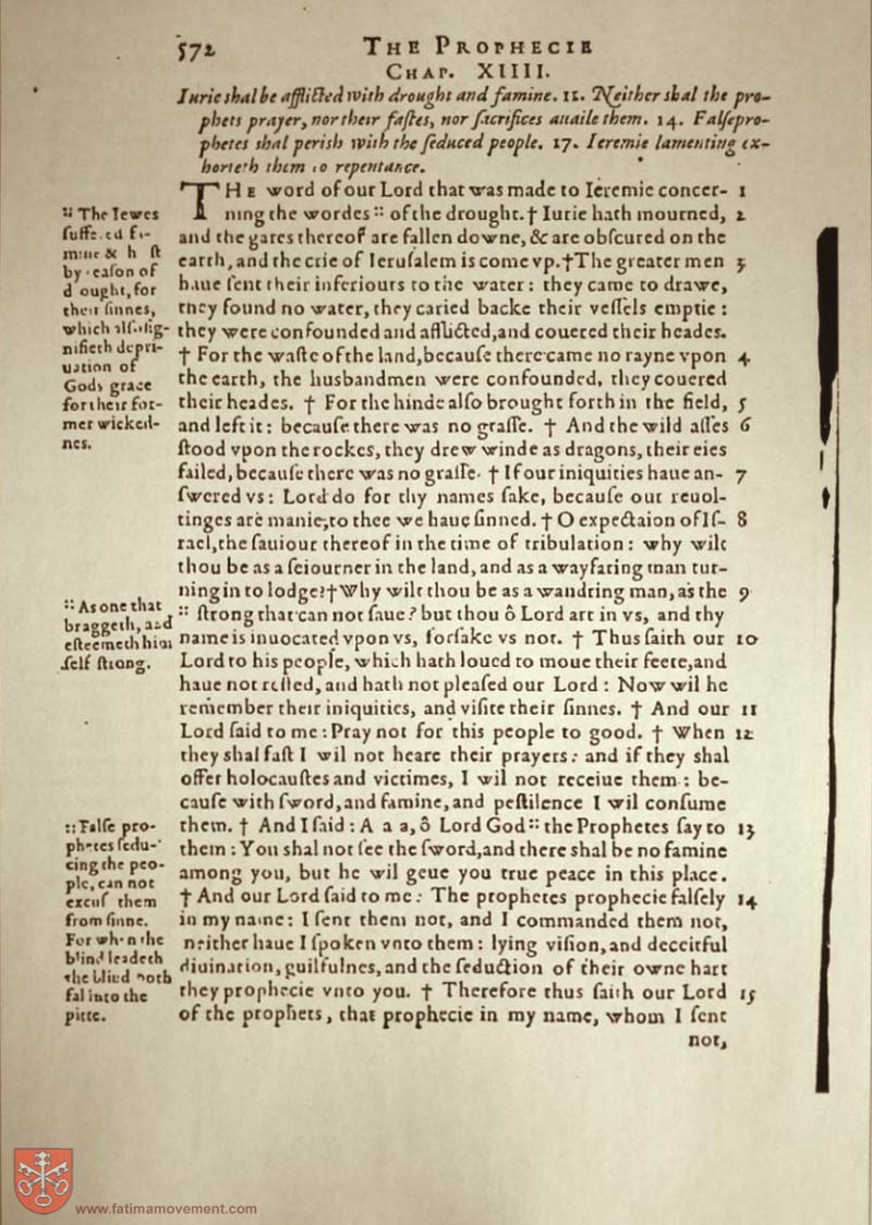 Original Douay Rheims Catholic Bible scan 1707