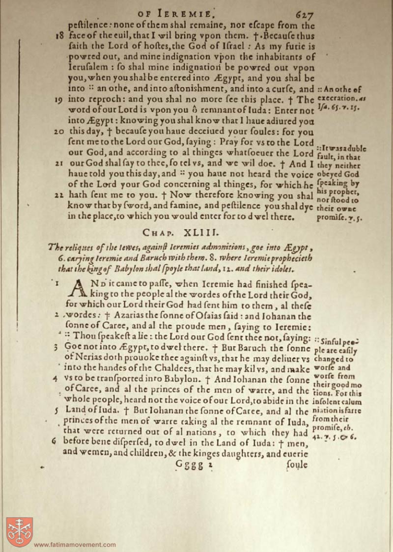 Original Douay Rheims Catholic Bible scan 1762