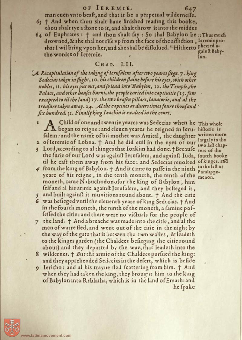Original Douay Rheims Catholic Bible scan 1782