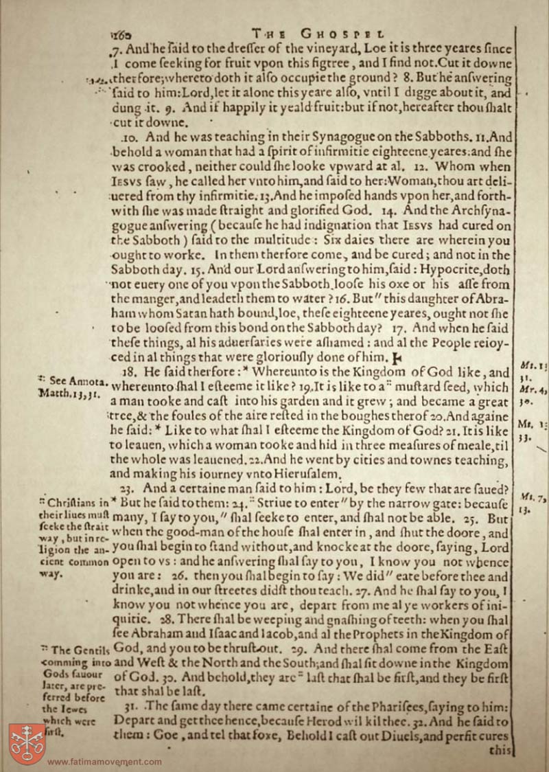 Original Douay Rheims Catholic Bible scan 2448