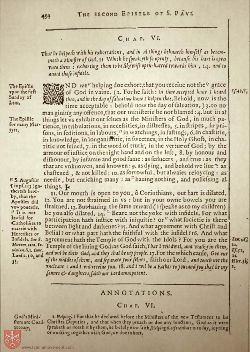 Original Douay Rheims Catholic Bible scan 2725