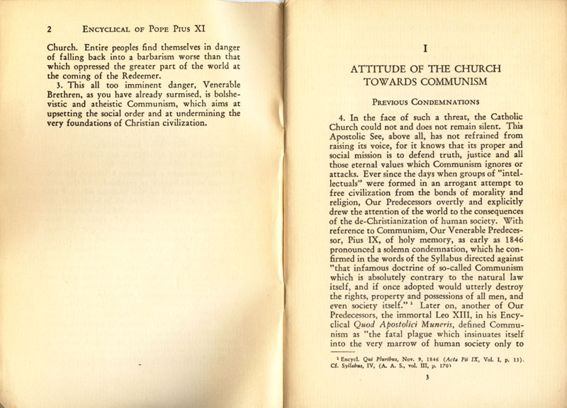Antipope Pius XI Atheistic Communism Encyclical scan 03