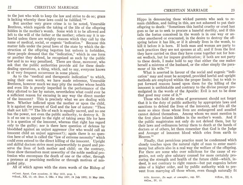 Pius XI Encyclical Christian Marriage page 13