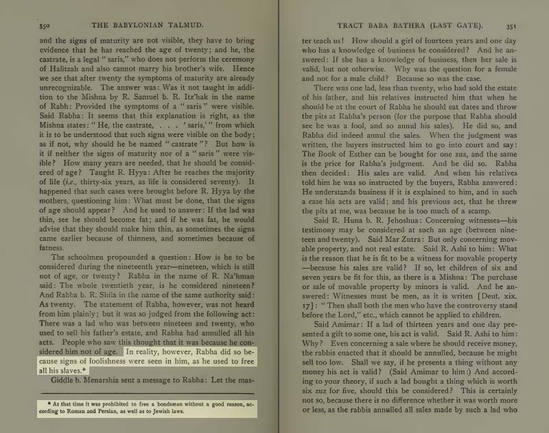 Page 350 of Volume VI of the Babylonian Talmud