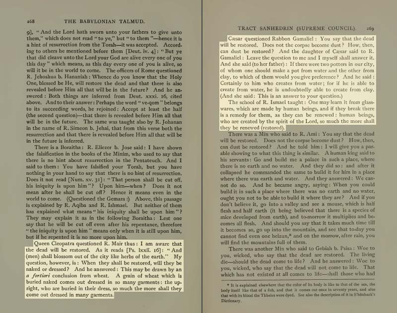 Pages 268-269 of Volume XVI of the Babylonian Talmud