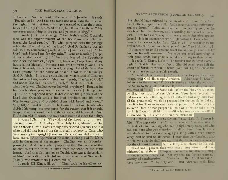 Pages 376-377 of Volume XVI of the Babylonian Talmud