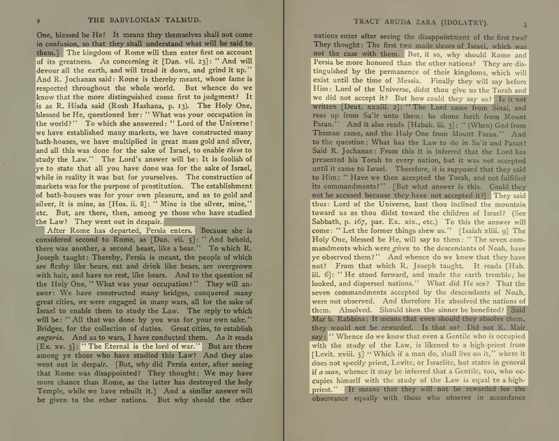 Pages 2-3 of Volume XVIII of the Babylonian Talmud