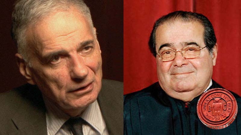 Ralph Nader criticizes Antonin Scalia's attendence at Bohemian Grove
