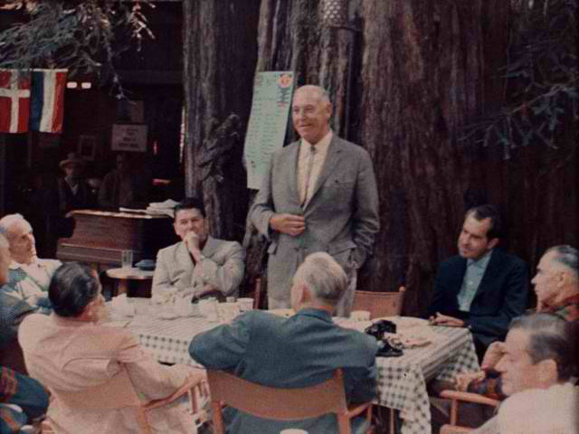 Ronald Reagan, Richard Nixon and others at Bohemian Grove