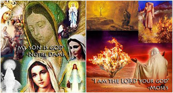 Our Lady is God the Mother - the Biblical Lord is Satan