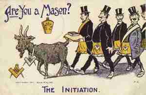 The Masonic Initiation Ceremony