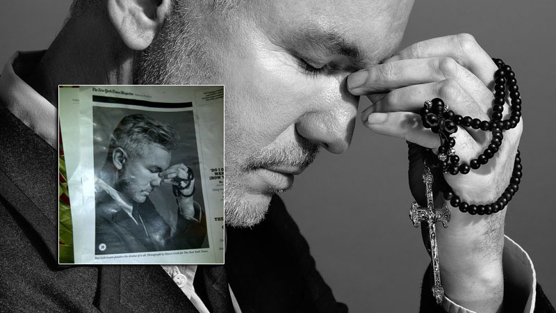 Director Baz Luhrmann was featured in the New York Times Magazine holding an Original 150 Rosary in February, 2014.